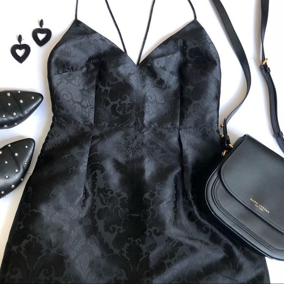 Free People Queen of Hearts Brocade Mini Dress NWT - Picture 1 of 8